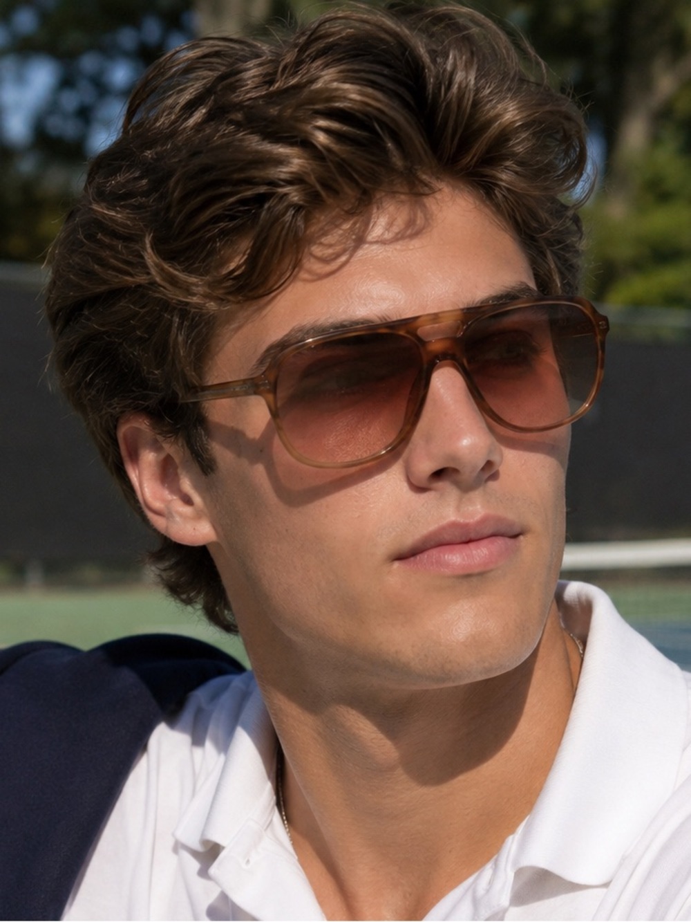 Rare Vintage 90’s Polo Sport by Ralph Lauren Brown Gradient Sunglasses